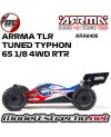 ARRMA TLR TUNED TYPHON 6S 1/8 4WD BLX BUGGY RTR  ARA8406