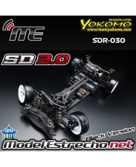 YOKOMO SUPER DRIFT SD 3.0 NEGRO KIT DE ENSAMBLAJE SDR-030