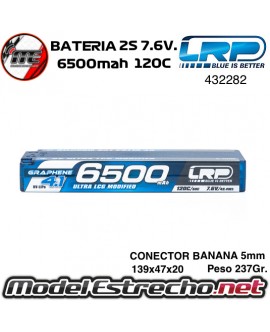 copy of BATERIA LRP SHORTY 7.6v. LIPO HV 6200mah GRAPHENE 135c/65c