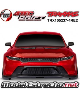 COCHES TRAXXAS 4-TEC 2024 FORD MUSTANG DRIFT ROJO TRX105237-4RED