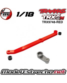 LINK DIRECCION ALUMINIO ROJO TRAXXAS TRX4M TRX9748-RED