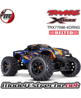 TRAXXAS X-MAXX 8S 4WD RTR MONSTER TRUCK BELTED NARANJA TRX77096