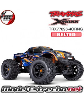 TRAXXAS X-MAXX 8S 4WD RTR MONSTER TRUCK BELTED NARANJA TRX77096
