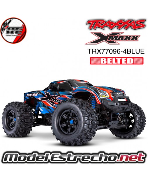 TRAXXAS X-MAXX 8S 4WD RTR MONSTER TRUCK BELTED AZUL TRX77086-4BLUE