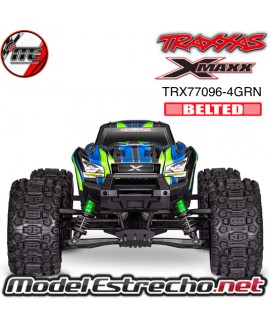 TRAXXAS X-MAXX 8S 4WD RTR MONSTER TRUCK BELTED VERDE TRX77096-4GRN
