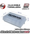 CAJA DOBLE TORNILLERIA ULTIMATE 160x94x39mm UR8842-M