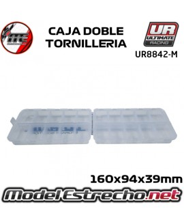 CAJA DOBLE TORNILLERIA ULTIMATE 160x94x39mm UR8842-M