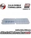 CAJA DOBLE TORNILLERIA ULTIMATE 160x94x39mm UR8842-M