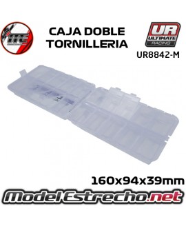 CAJA DOBLE TORNILLERIA ULTIMATE 160x94x39mm UR8842-M