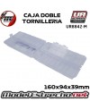 CAJA DOBLE TORNILLERIA ULTIMATE 160x94x39mm UR8842-M