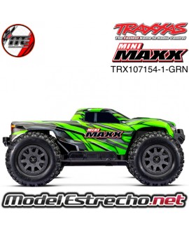 TRAXXAS MINI MAXX BL-2S VERDE INCLUYE BATERIA Y CARGADOR