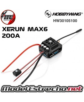 HOBBYWING XERUN MAX6 ESC 200A 3-8s LIPO BEC 8A HW30105100