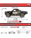 ARRMA MOJAVE GROM 1/18 223 DSC BRUSHLESS 4x4 DESERT TRUCK BLACK ARA2304T1