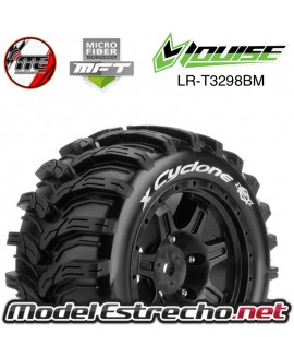 RUEDAS LOUISE X-CYCLONE RC - MFT - KRATON 8S MONTADAS HEX 24mm LR-T3298BM