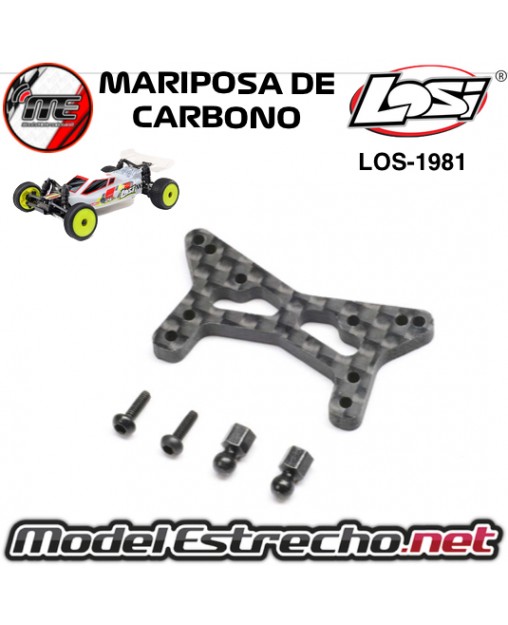 MARIPOSA DELANTERA CARBONO LOSI MICRO-B 1/24 LOS-1981