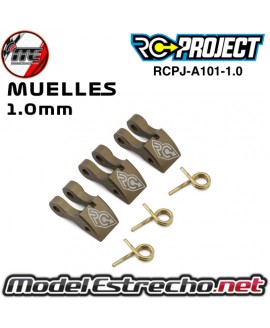ZAPATAS Y MUELLES 1.0mm EMBRAGUE RCPROJECT RCPJ-A101-1.0