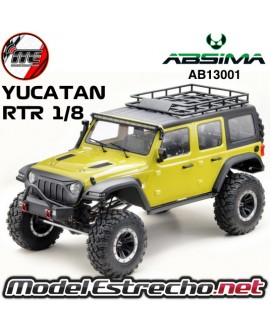 COCHE 1:8 CRAWLER YUCATAN LIME-GREEN RTR ABSIMA AB13001