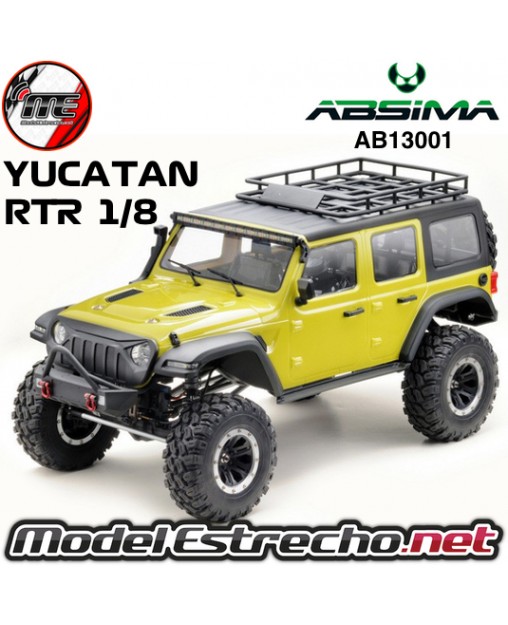 COCHE 1:8 CRAWLER YUCATAN LIME-GREEN RTR ABSIMA AB13001