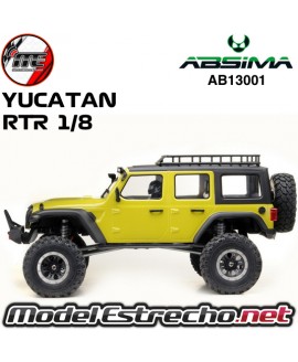 COCHE 1:8 CRAWLER YUCATAN LIME-GREEN RTR ABSIMA AB13001
