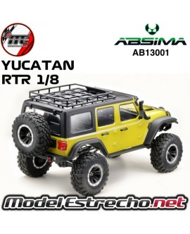 COCHE CRAWLER 1:8 YUCATAN LIME-GREEN RTR ABSIMA