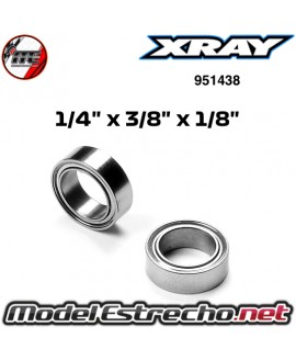 RODAMIENTOS 1/4"x3/8"x1/8" FLANGED XRAY (2U.) 951438