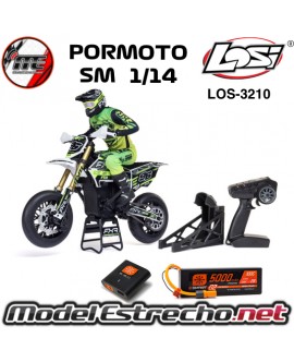 LOSI 1/4 PROMOTE SM FXR SUPERMOTO MOTORCYCLE RTR ( BATERIA Y CARGADOR ) LOS-2310