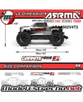 copy of ARRMA SENTON 4X4 V3 3S BLX BRUSHLESS SC ROJO