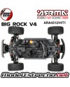 ARRMA BIG ROCK 223S DSC MONSTER TRUCK 3S BLX BRUSHLESS 4WD MT RTR NEGRO ARA4312V4T1