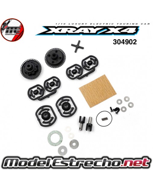 SET DIFERENCIAL COMPLETO XRAY X4 BB 304902