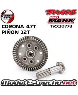 CORONA DE 47T Y PIÑON 12T MINI MAXX TRX10778