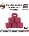 ESPUMAS FILTRO ACEITADAS INT/EXT KYOSHO ( 6U.) UR0523-6