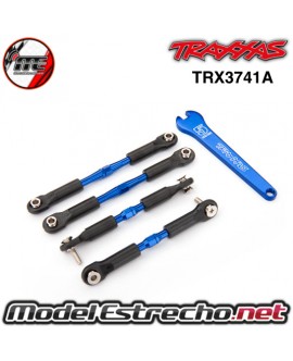 TENSORES DE ALUMINIO AZUL CON VARILLA Y BOLAS