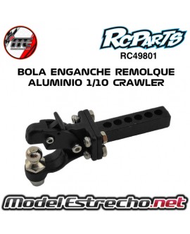 BOLA ENGANCHE REMOLQUE ALUMINIO 1/10 CRAWLER RC49801