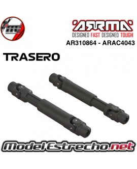 JUEGO EJE TRANSMISION DESLIZANTE TRASERO ARRMA ARAC4043 - AR310864