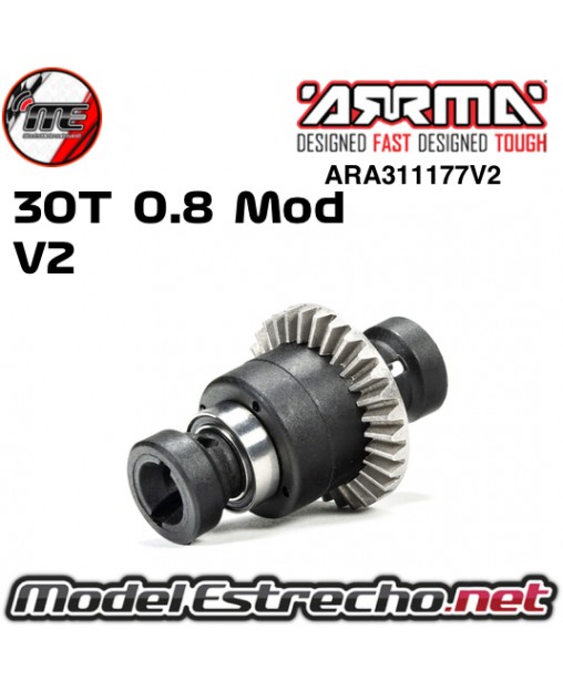 DIFERENCIAL COMPLETO 30T 0.8Mod V2 ARRMA GROM ARA311177V2