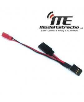 CONECTOR FUTABA MACHO A UNO BEC HEMBRA Y UNO FUTABA HEMBRA