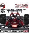 ARRMA KRATON V6 EXB 1/8 MONSTER TRUCK BRUSHLESS 6S 4WD RTR NEGRO ARA8708V6T1