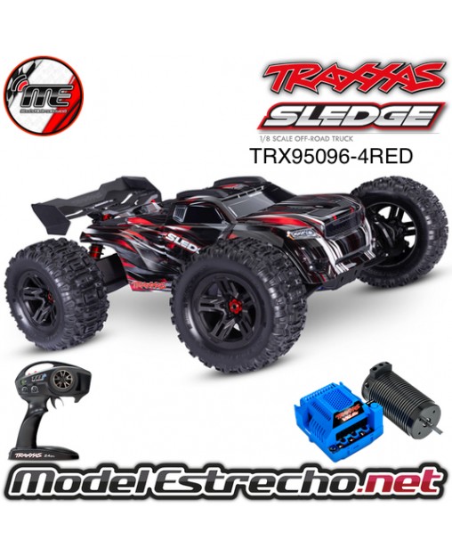 TRAXXAS SLEDGE ROJO