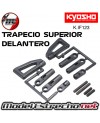 TRAPECIO DELANTERO SUPERIORES KYOSHO INFERNO MP7.5 NEO K.IF123
