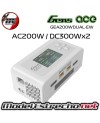 CARGADOR GENS ACE IMARS DUAL AC200W DC300Wx2 SMART BALANCE  GEA200WDUAL-EW