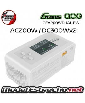 CARGADOR GENS ACE IMARS DUAL AC200W DC300Wx2 SMART BALANCE  GEA200WDUAL-EW