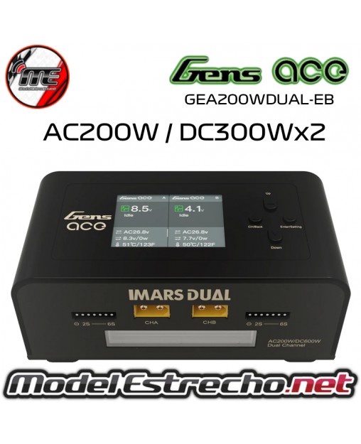 copy of CARGADOR GENS ACE IMARS DUAL AC200W DC300Wx2 SMART BALANCE