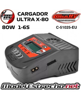 CARGADOR ULTRA X-80 AC/DC BALANCE 80W. 1-6S LIXX
