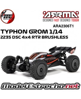 ARRMA TYPHON GROM 1/14 223S DSCC 4X4 RTR BRUSHLESS ARA2306 ARA2306T1
