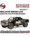 ARRMA MOJAVE GROM 1/18 223 DSC BRUSHLESS 4x4 DESERT TRUCK BLACK ARA2304T1