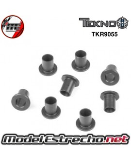 CASQUILLOS METALICOS TRAPECIO TRASEROS TEKNO EB48 (8Pcs) TKR9055