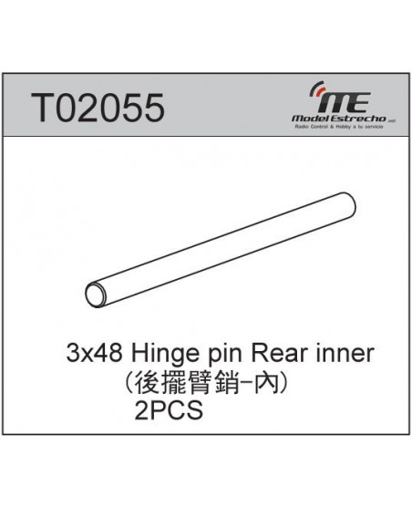 PASADOR EJE TRASERO INTERIOR TEAM C T2EVO