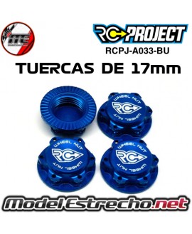 copy of TUERCAS DE RUEDAS 17mm ALUMINIO RC PROJECT