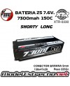 BATERIA ULTIMATE SHORTY 4600mha 7,4v 60C 2S2P HardCase Lipo