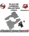 PLACA DE CARBONO TRAPECIO DELANTERO 1.5mm SWORKZ S35-4 SW34002215